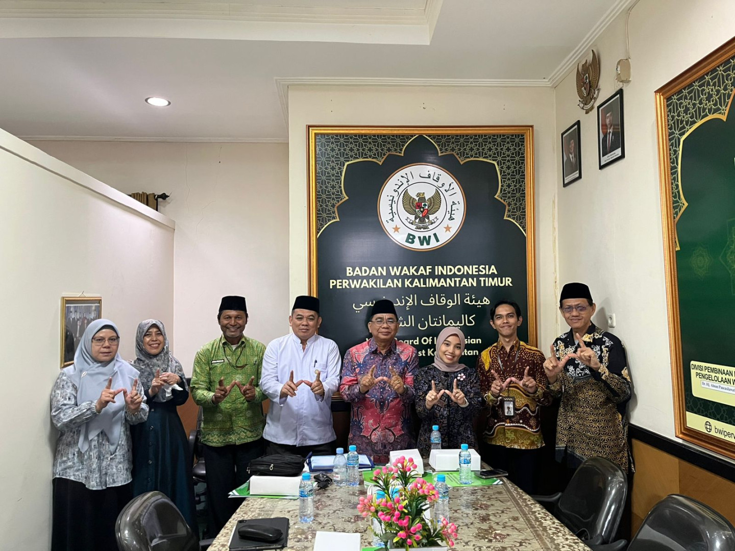 Pertemuan BWI, Muhammadiyah dan BI Kaltim